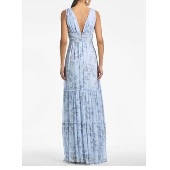 Sachin and Babi Justine Gown size 8 NWT Periwinkle - Picture 6 of 11